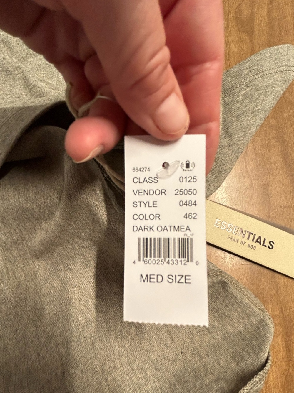 NWT Fear of God Essentials T-Shirt Dark Oatmeal Oversized Short Sleeve M
AA - Picture 7 of 17
